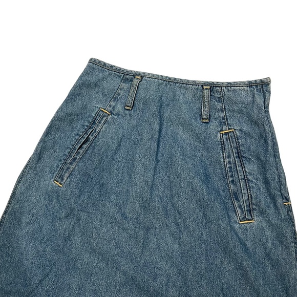 Liz Claiborne | Skirts | Vintage Lizwear Cotton Denim Maxi Skirt | Poshmark